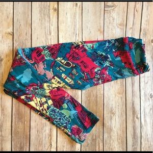 Lularoe kids l/xl leggings city